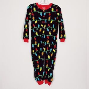 Family Jammies Kid's Christmas PJ Onesie Size 2T Out Like A Light Holidays